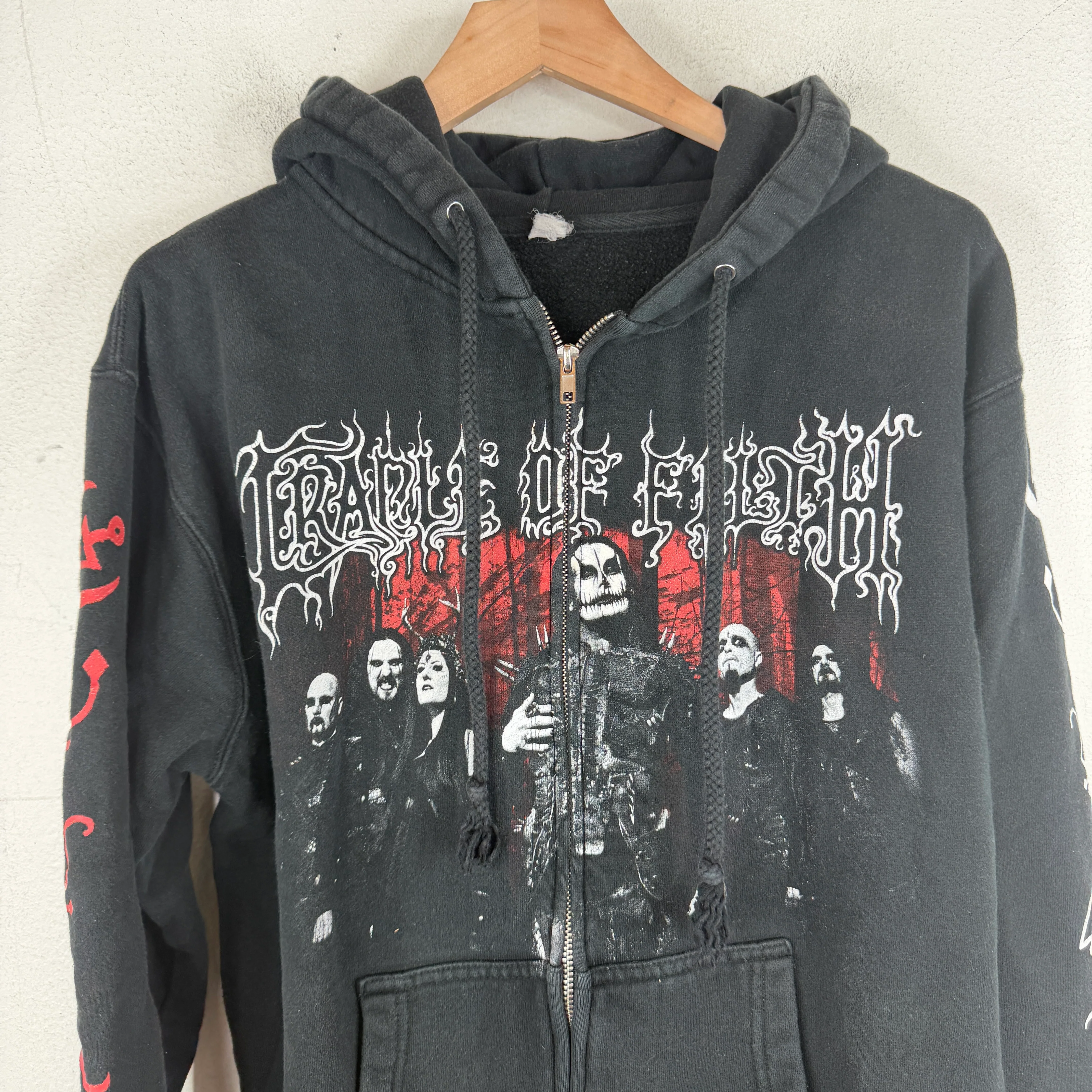 Vintage Cradle of Filth Goetic Justice Zip Up Hoodie - Image 5