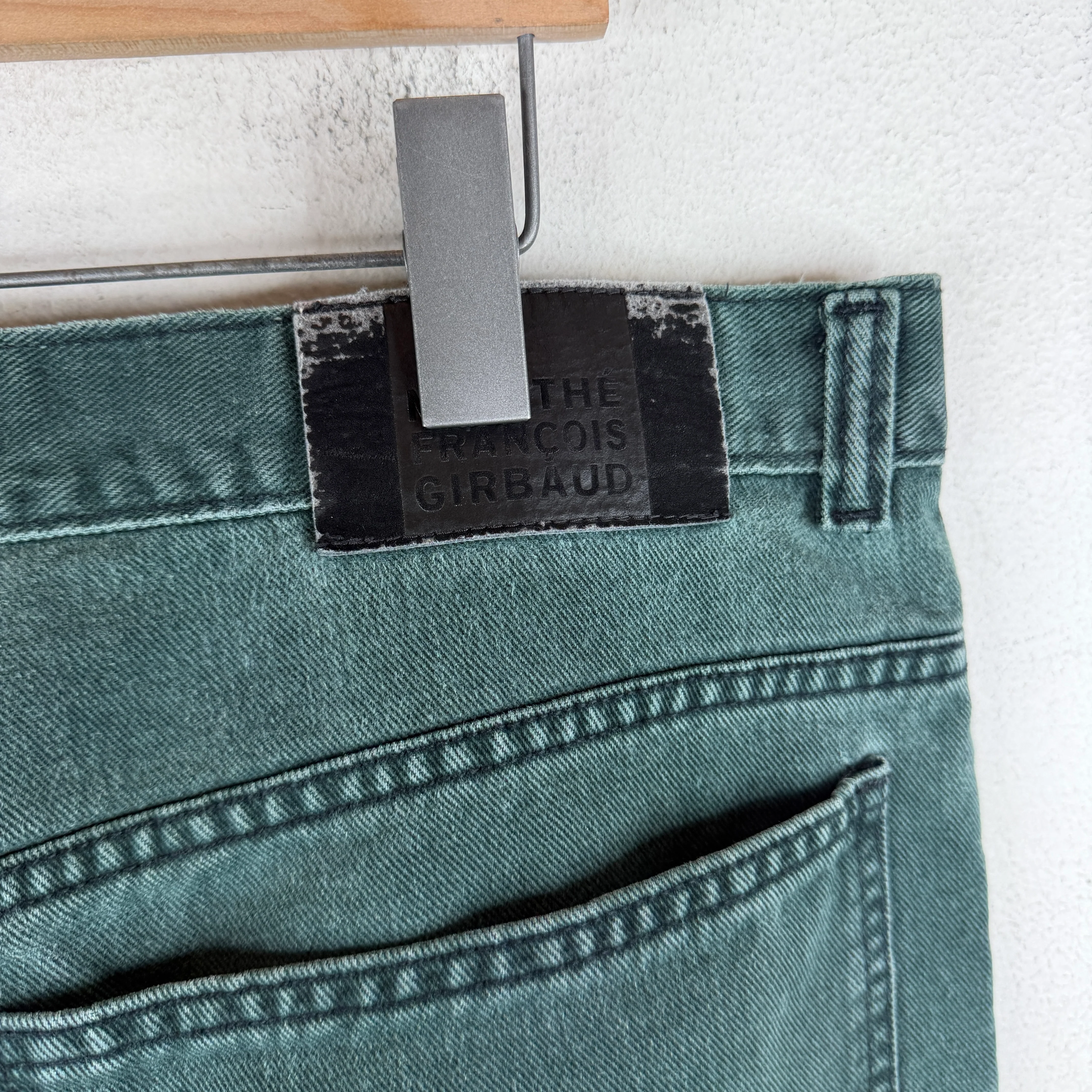 Vintage Girbaud Green Jeans - Image 8