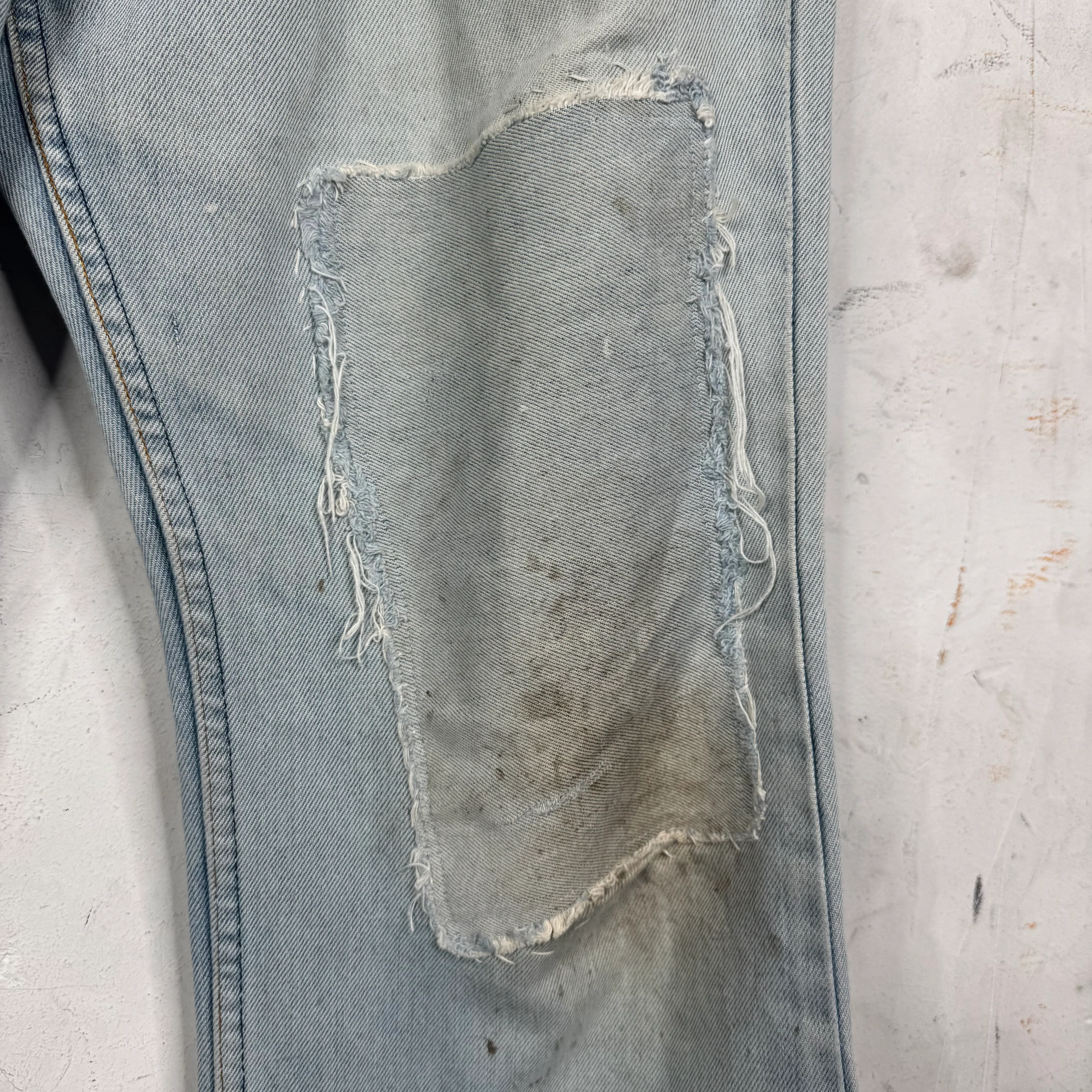 Vintage Levi’s Orange Tab Wide Distressed Jeans - Image 7