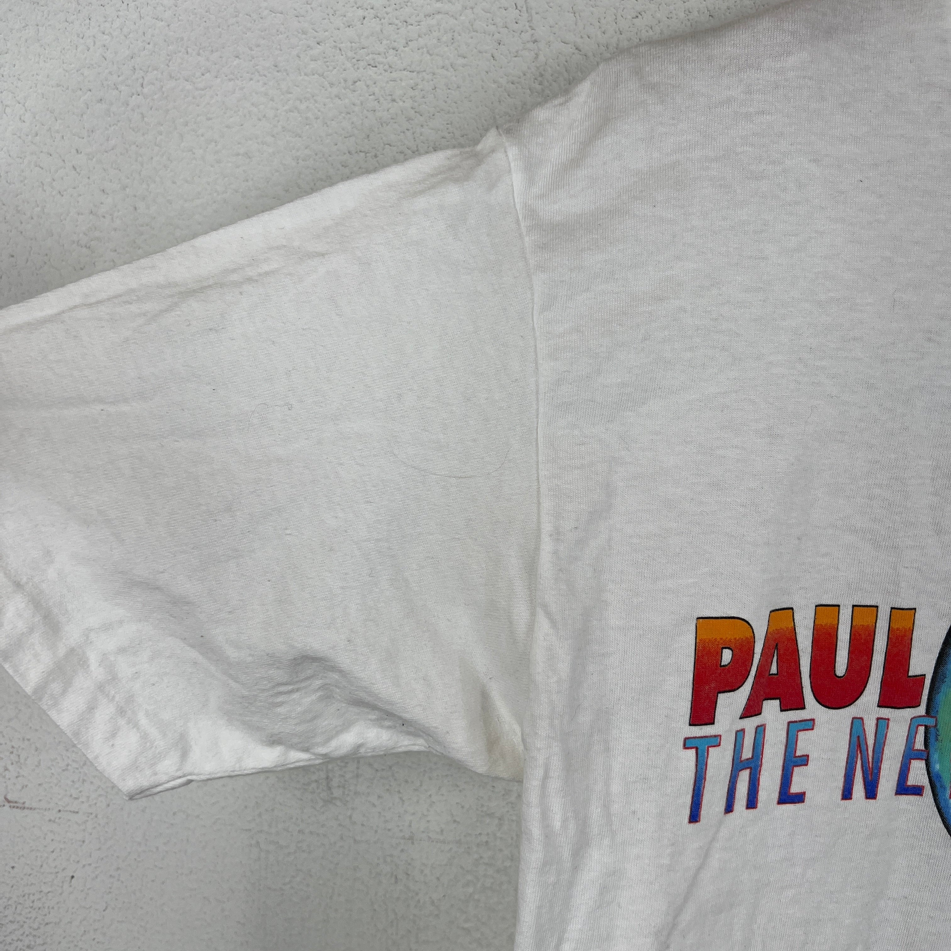 Vintage Paul McCartney New World Tour T-Shirt - Image 4