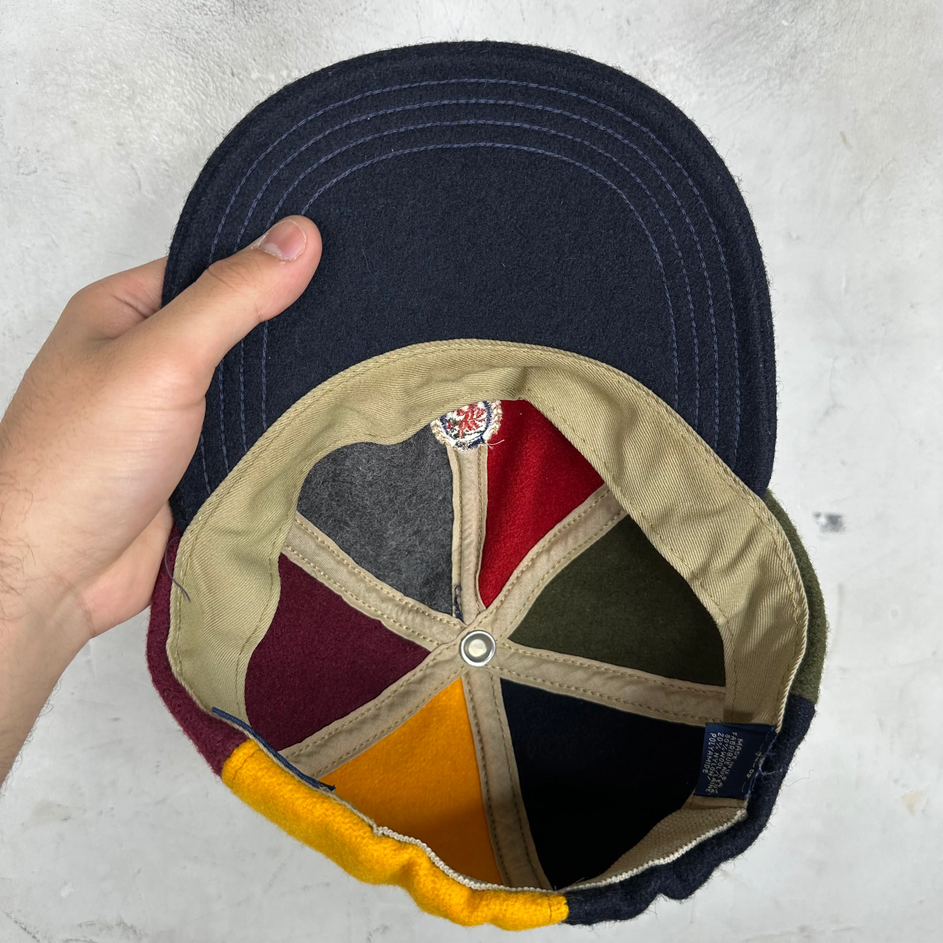 Vintage Tommy Hilfiger Wool Paneled Hat - Image 7