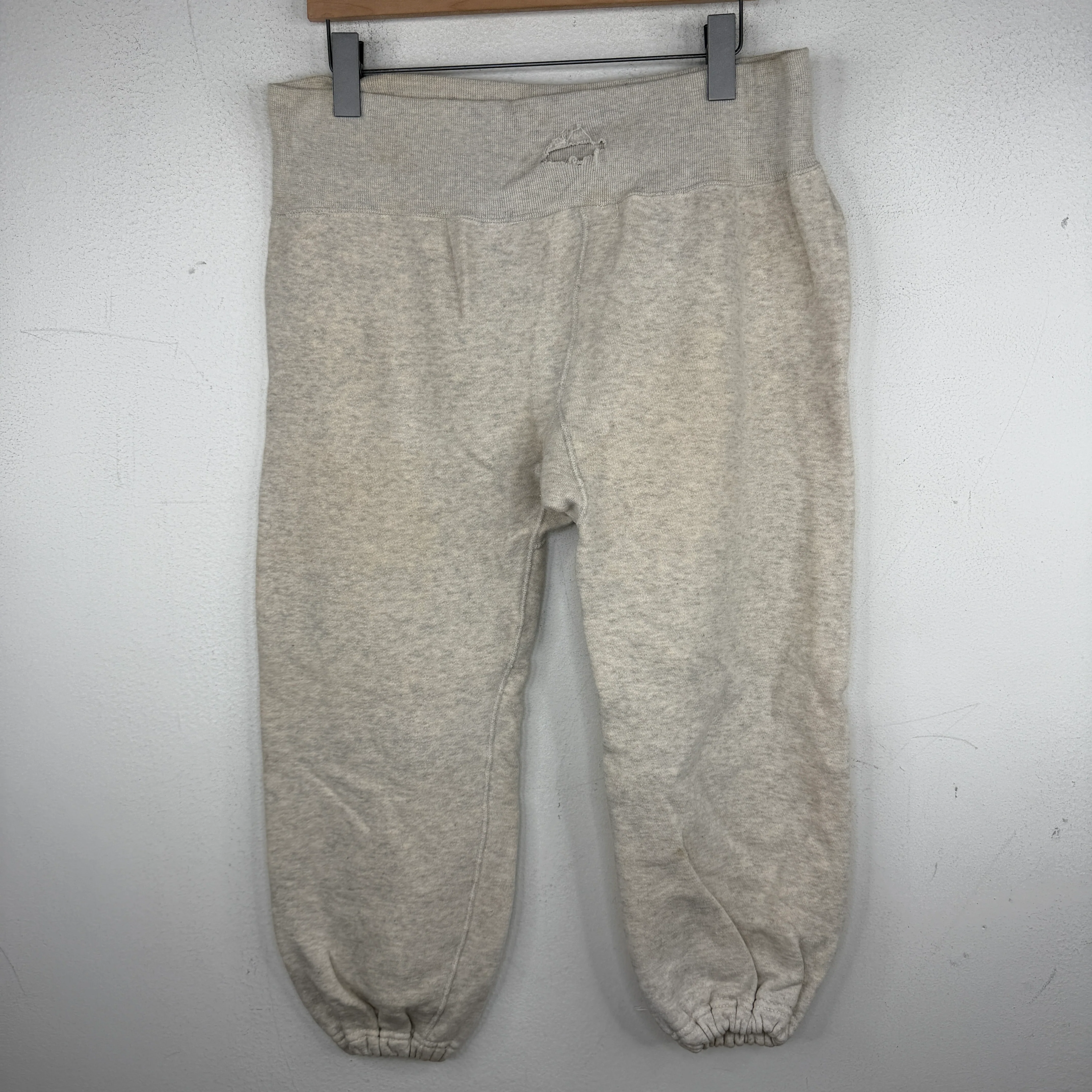 Vintage Unbranded Heather Gray Capri Sweatpants