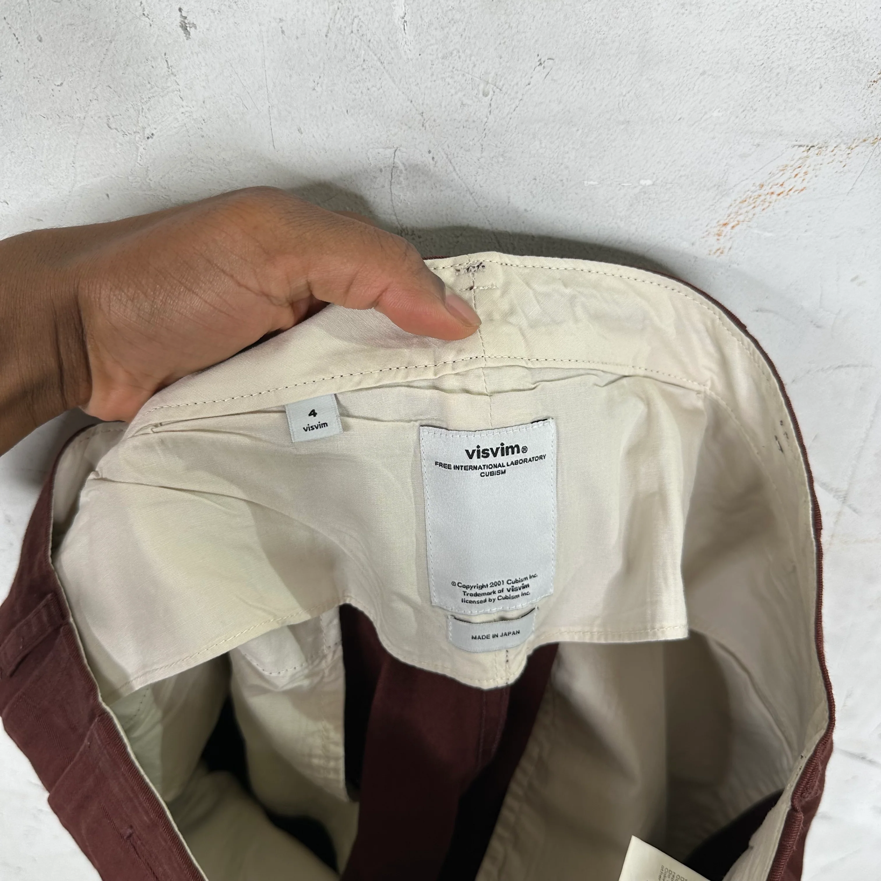 Visvim Brown Straight Chino Trousers - Image 3