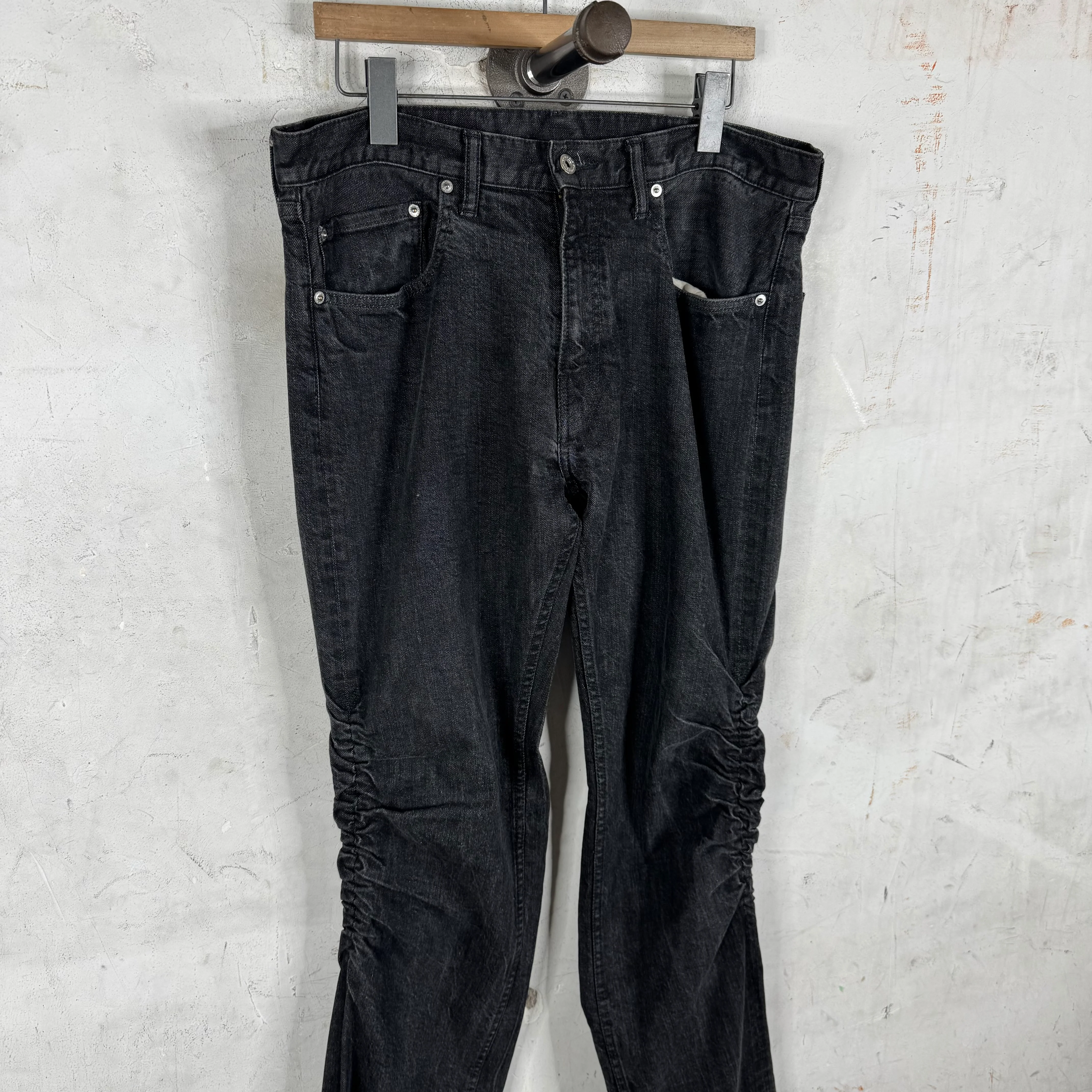 VLONE Black Stack Runway Jeans - Image 6