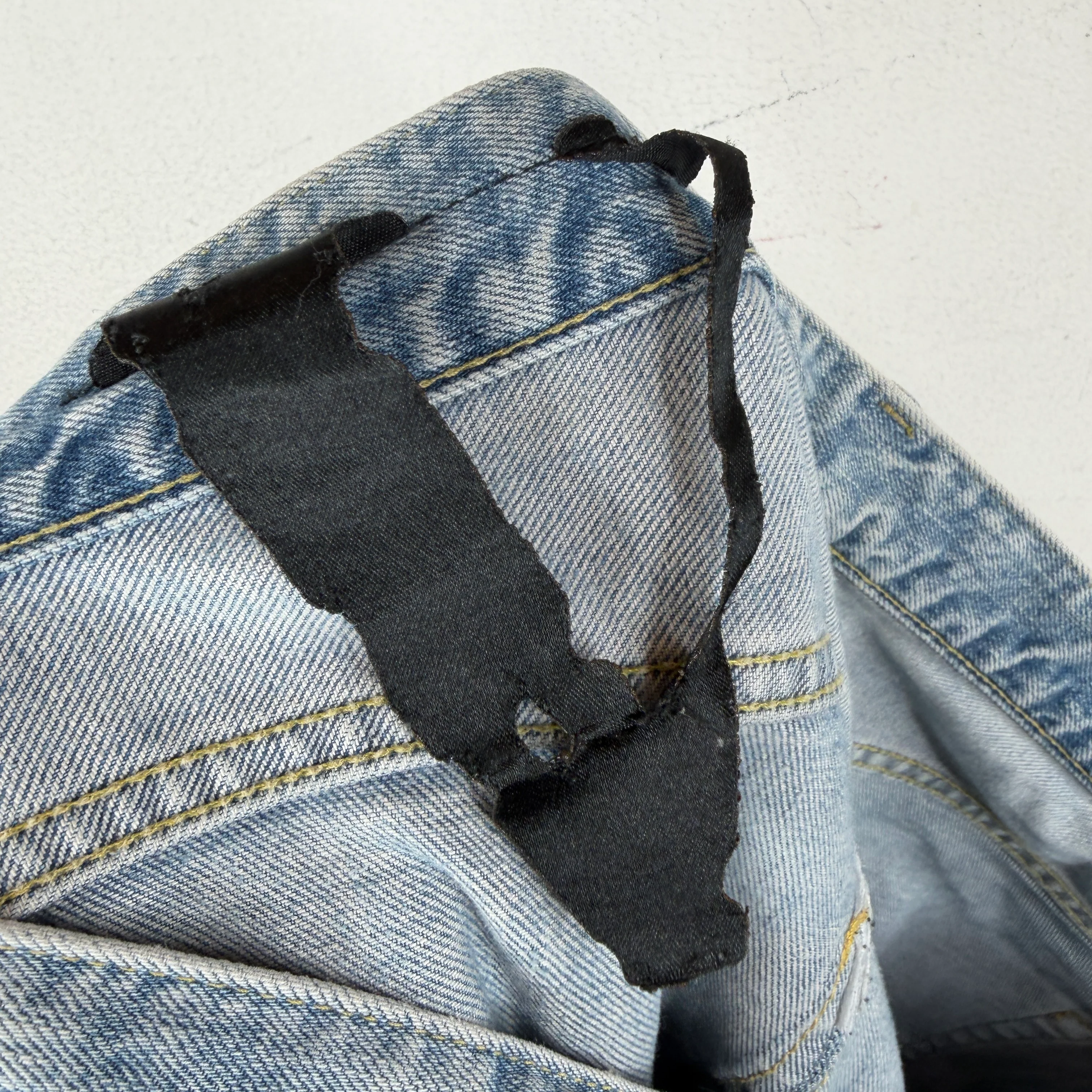 VLONE Blue Zipper Denim Jeans - Image 3