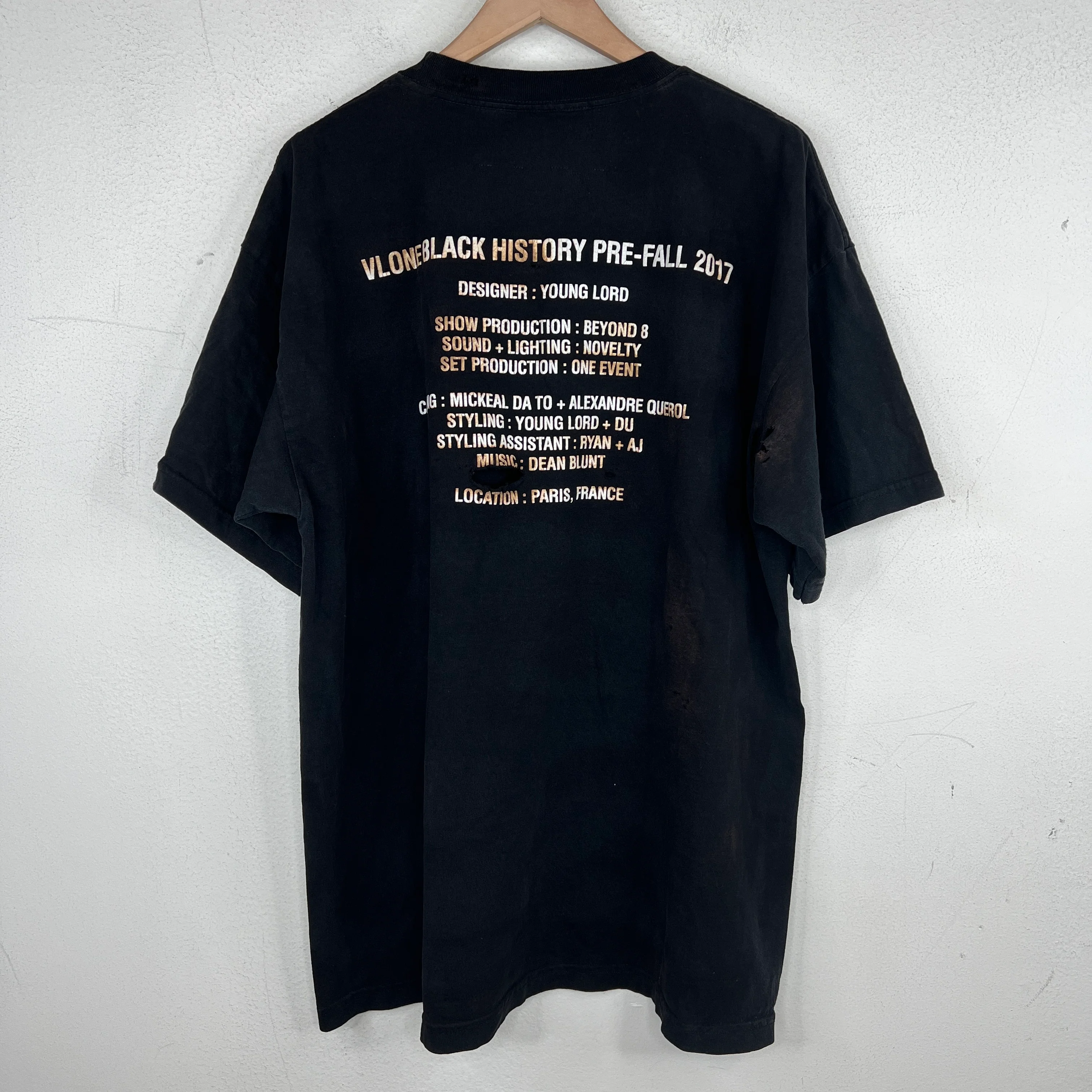 VLONE Distressed Black History T-Shirt - Image 2