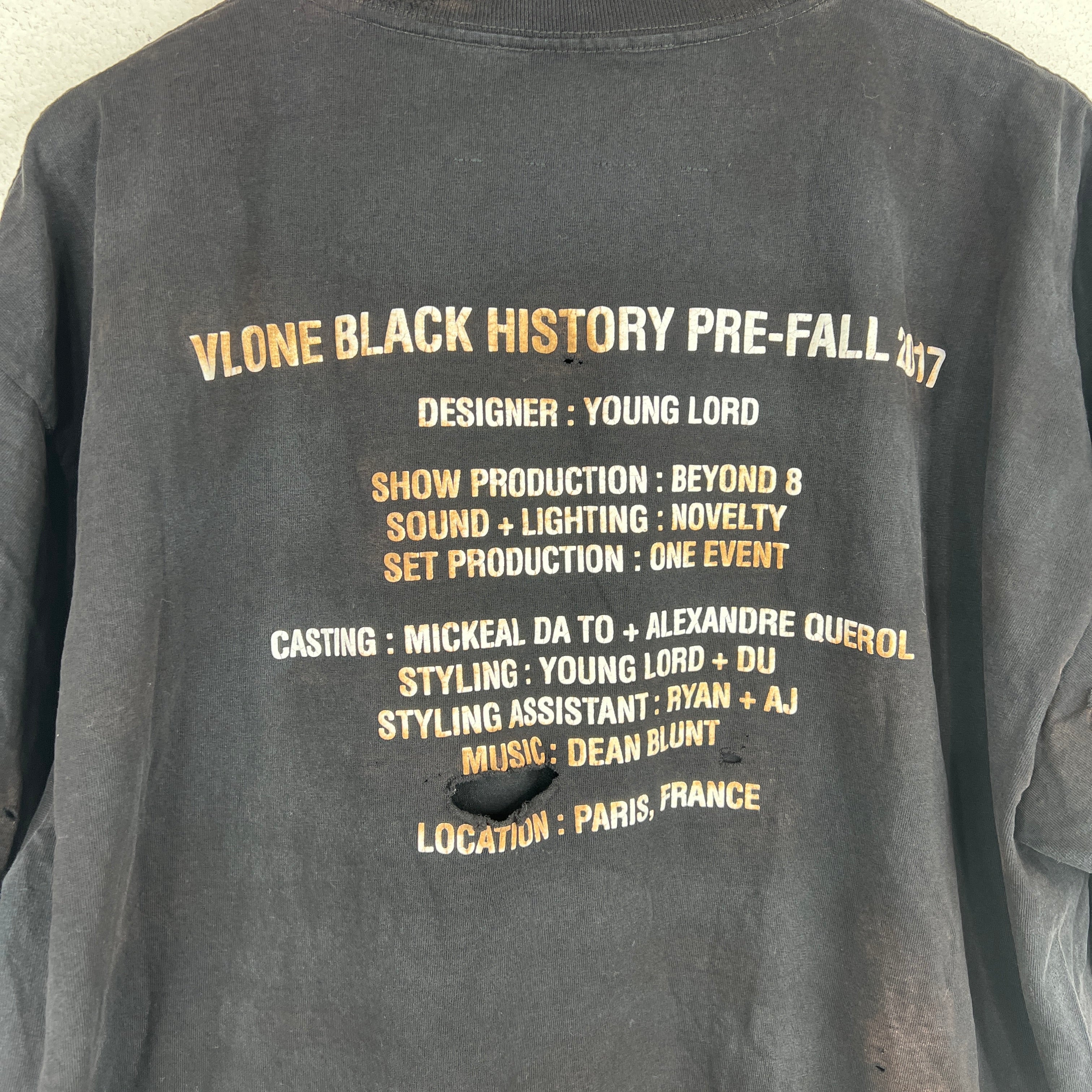 VLONE Distressed Black History T-Shirt - Image 5