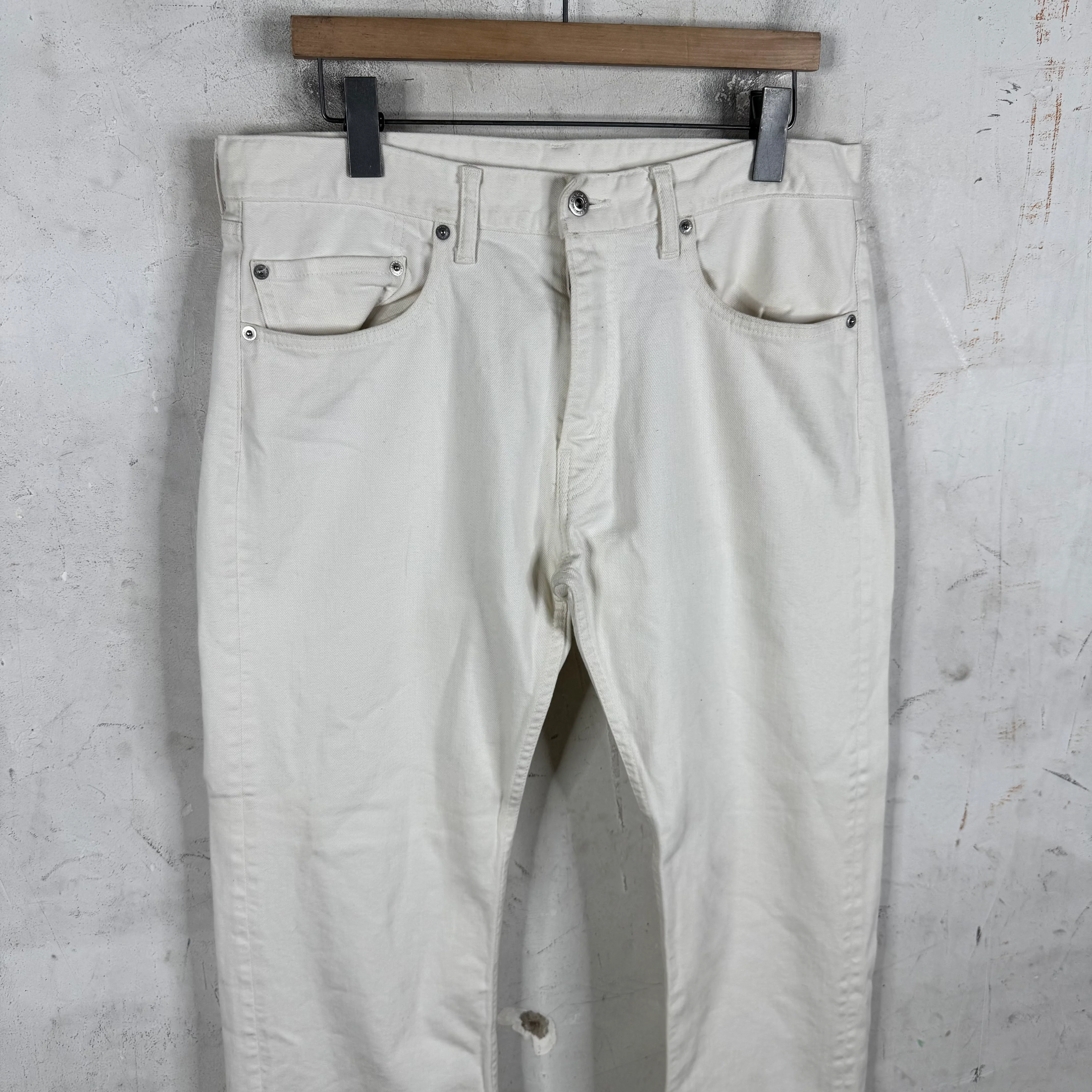 VLONE White Runway Zip Flared Jeans - Image 7