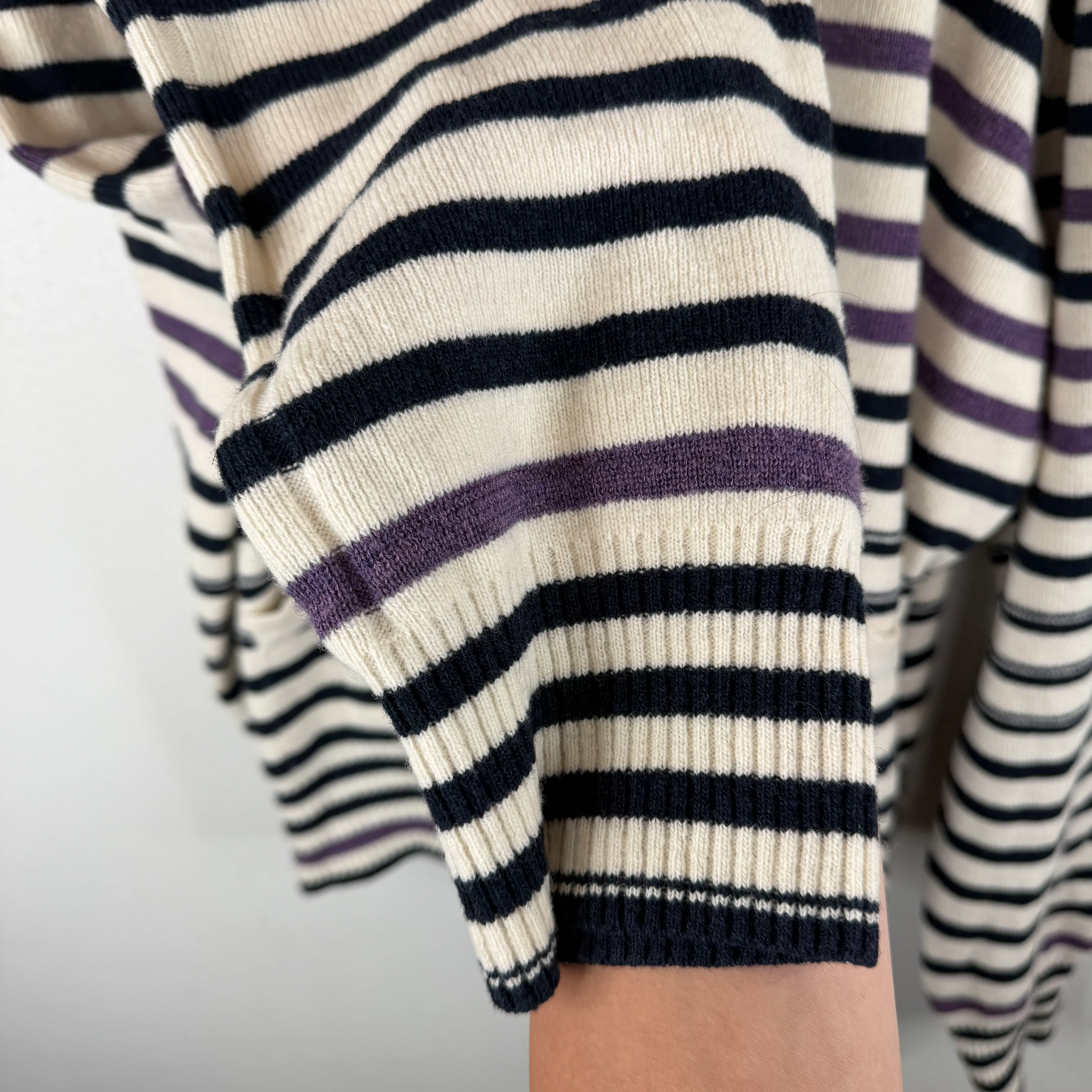 Wales Bonner Striped Knit Hoodie - Image 8