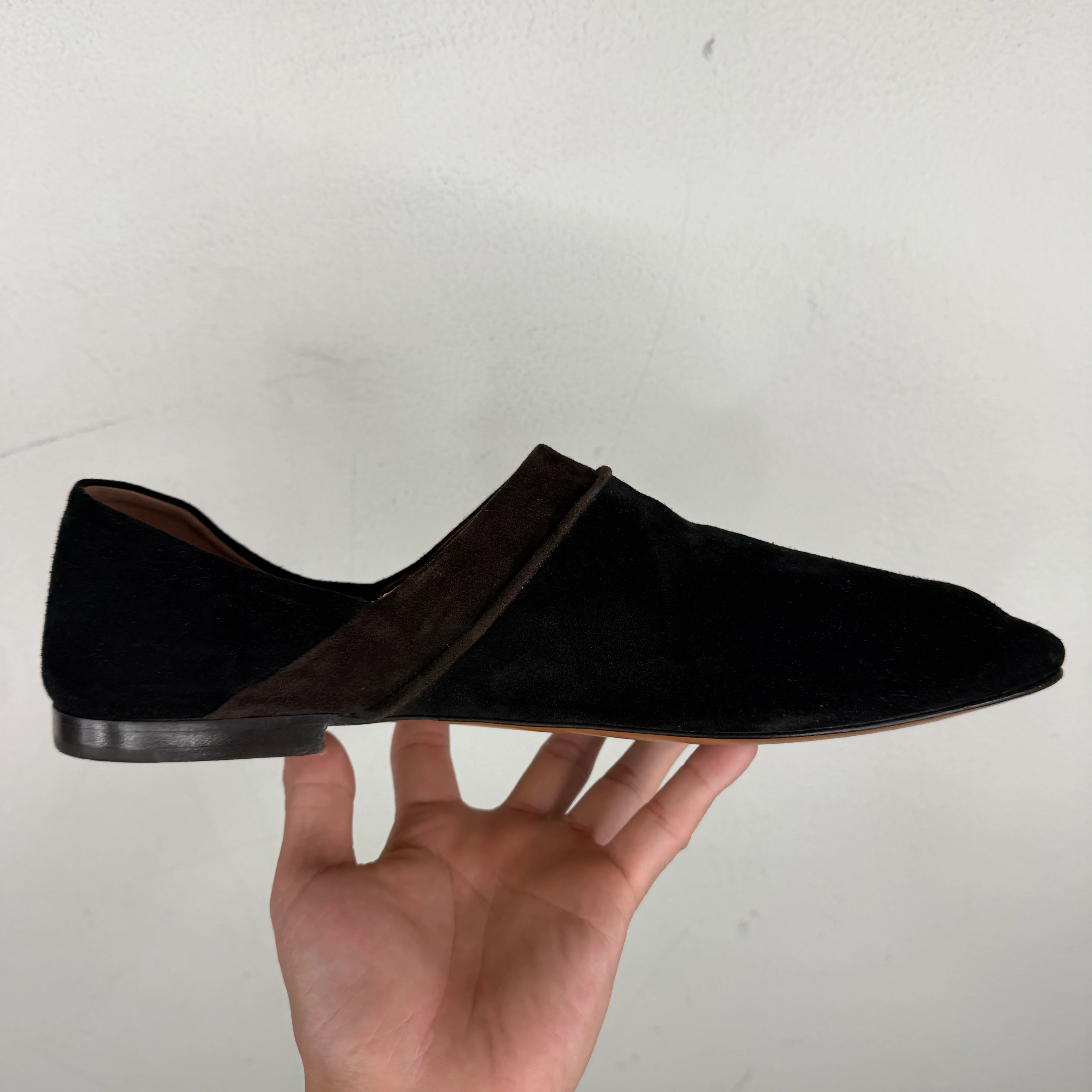 Wales Bonner Calf Suede Mules - Image 9