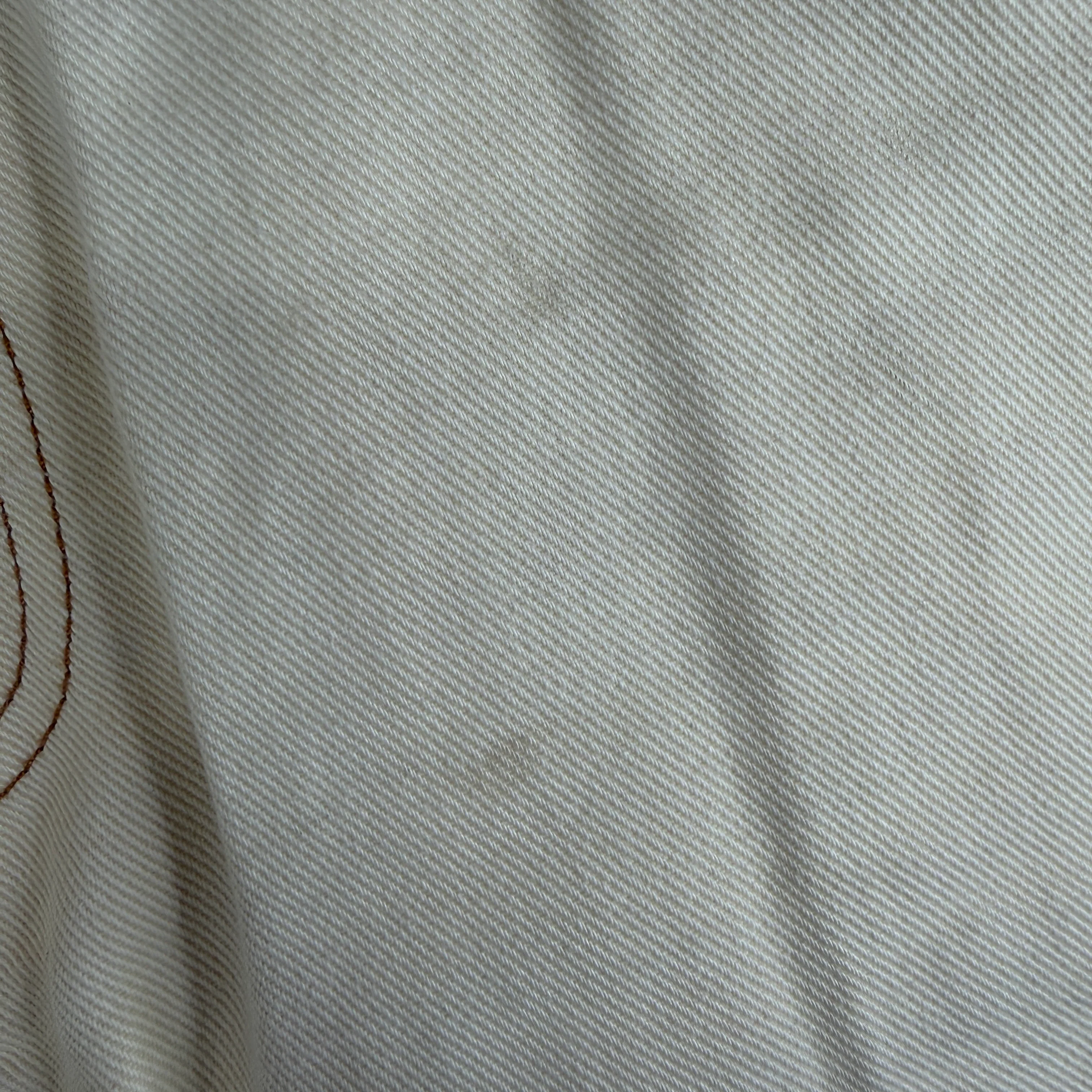 Wales Bonner Cream Contrast Stitch Trousers - Image 6