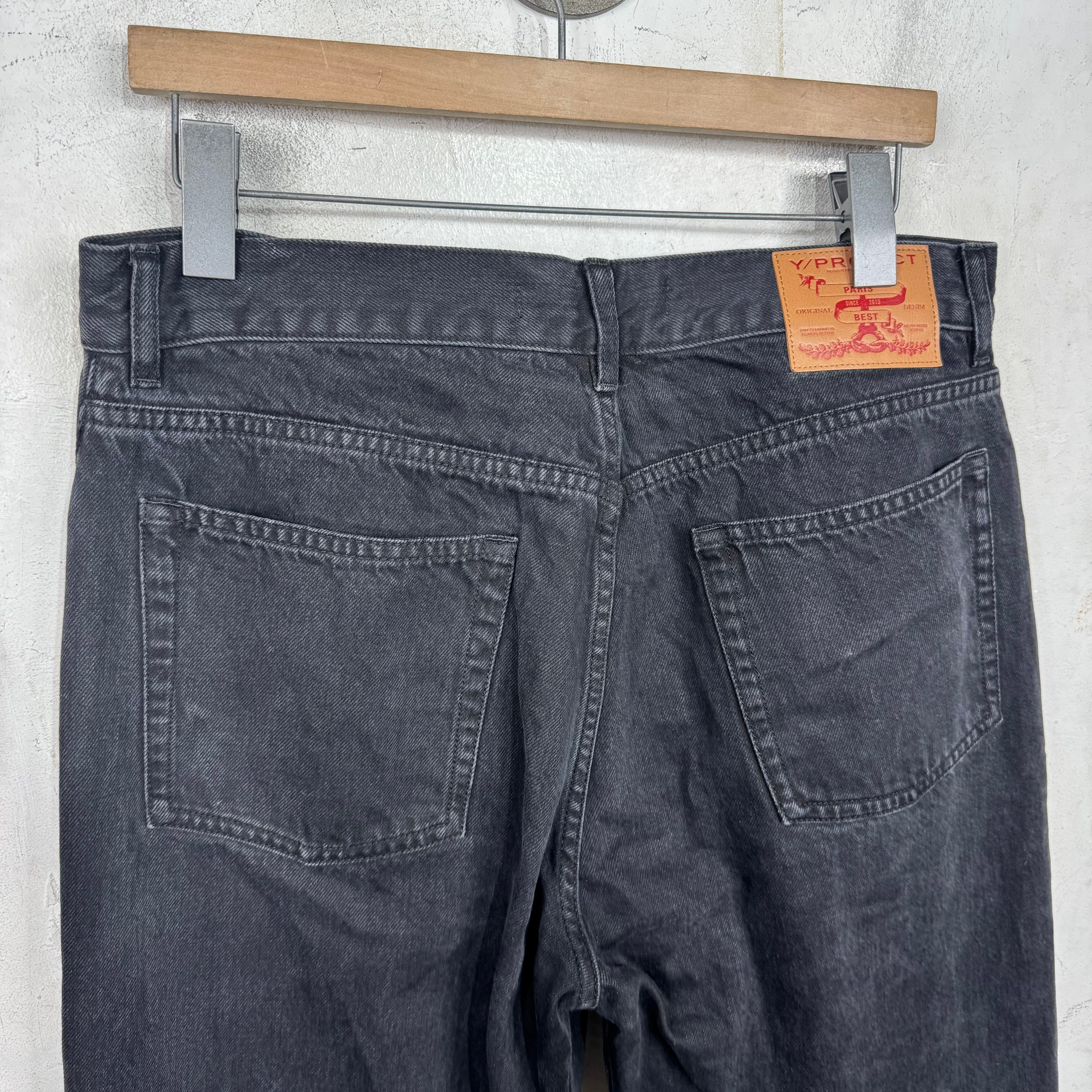 Y/Project Evergreen Snap Off Jeans Black - Image 9