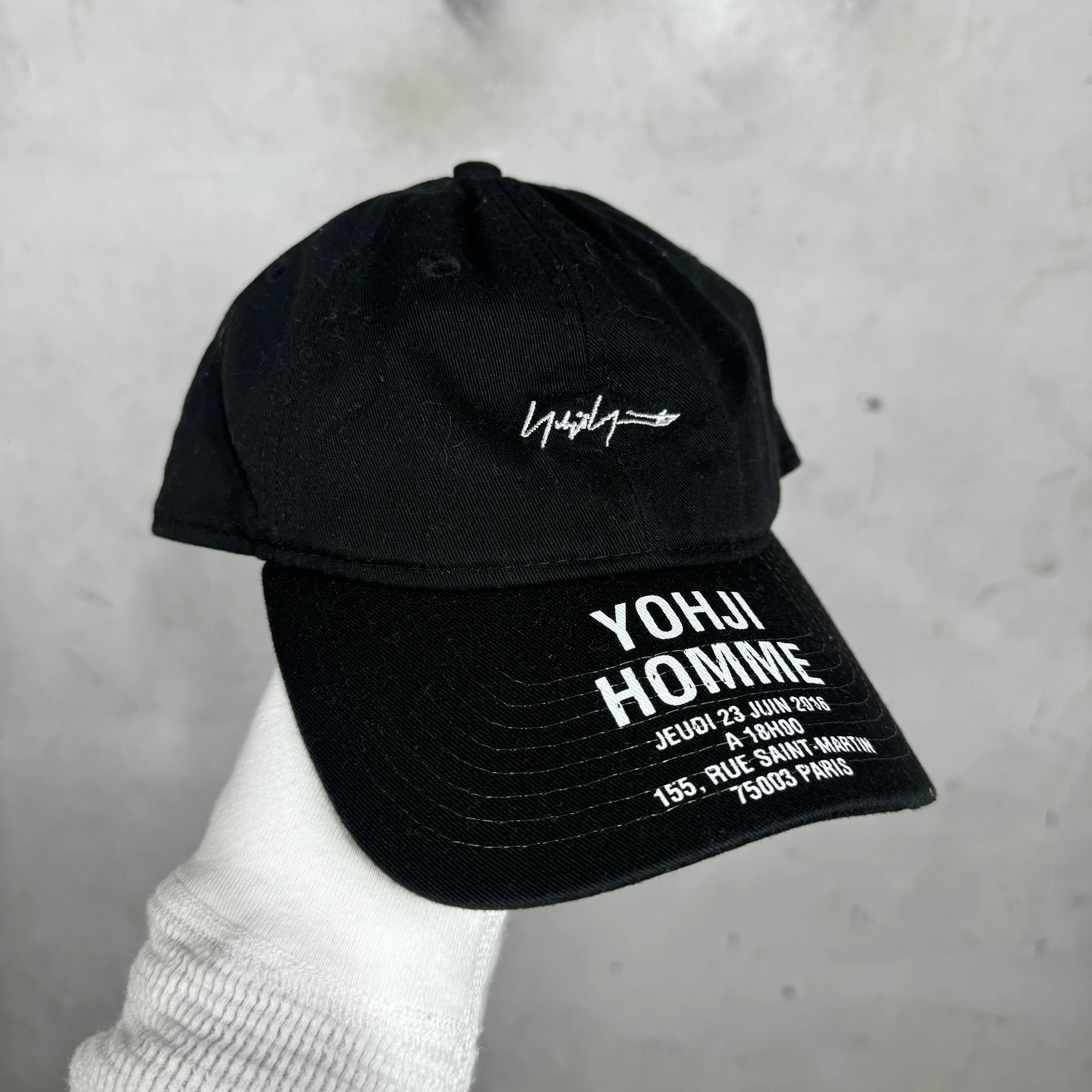 Yohji Yamamoto Homme Dad Cap