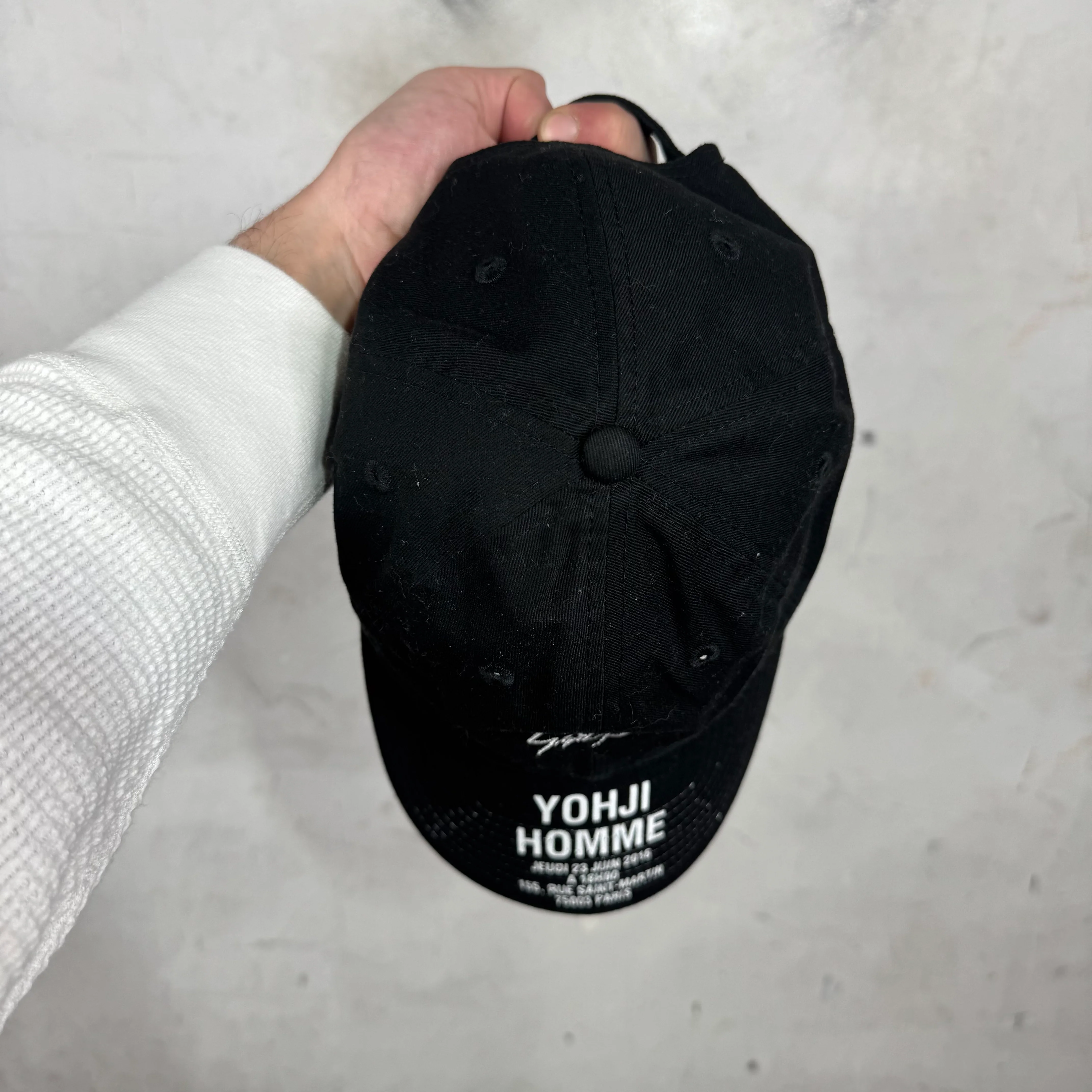 Yohji Yamamoto Homme Dad Cap - Image 6
