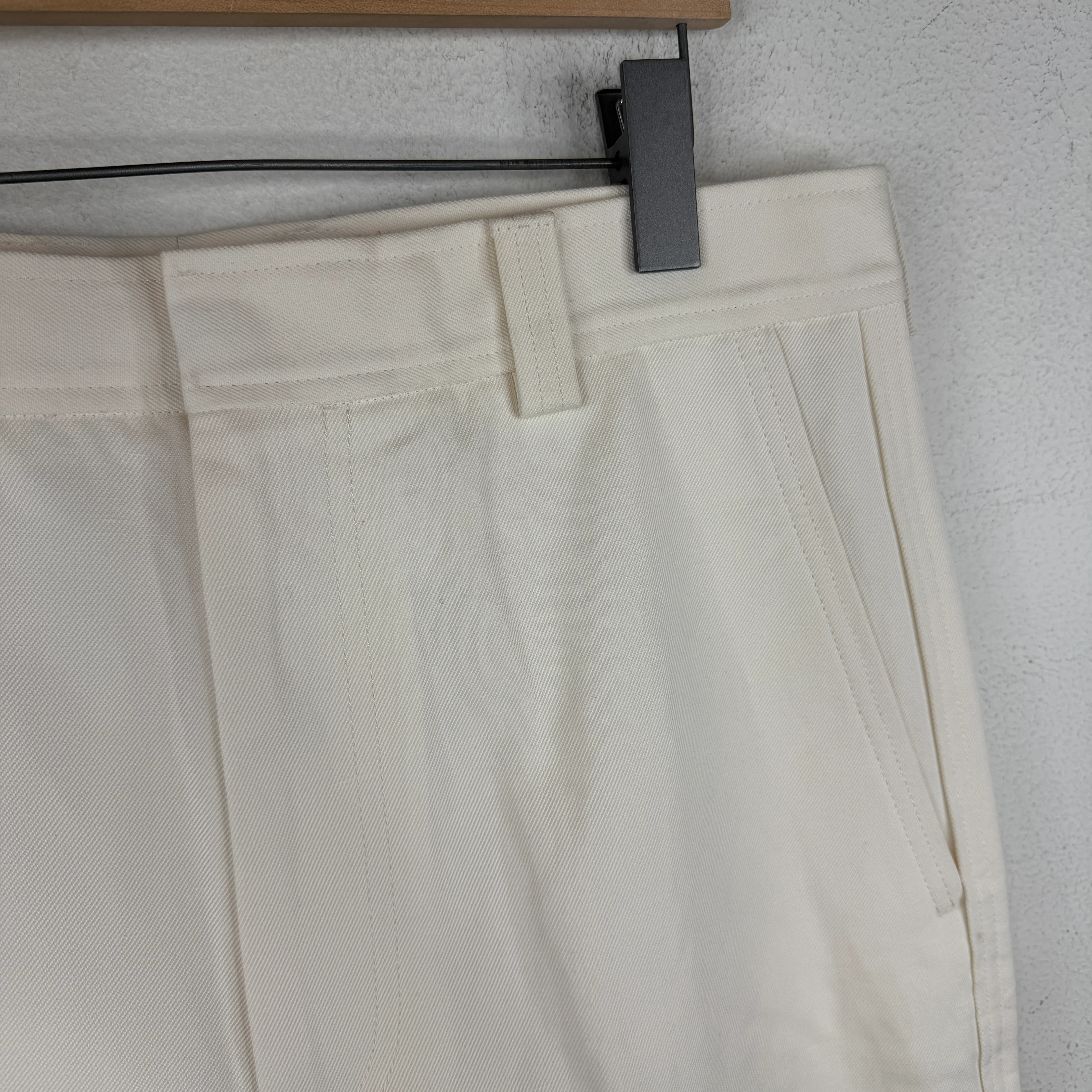 Zegna White Baggy Trousers - Image 5